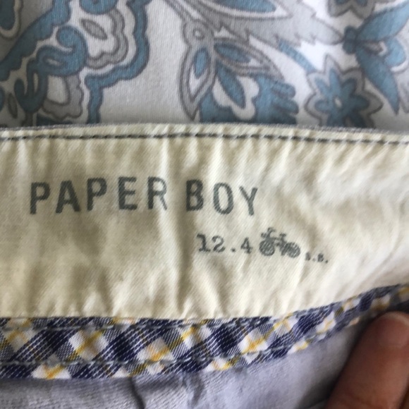 Anthropologie Paper Boy lavender linen shorts - 2 - Picture 3 of 4